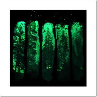 Green Trees Posters and Art